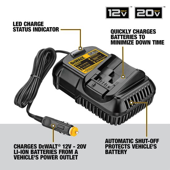 شارژر فندکی دیوالت مدل DCB119