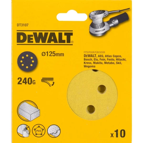 سنباده پشت کرکی P240 دیوالت مدل DT3107-QZ - تصویر 2