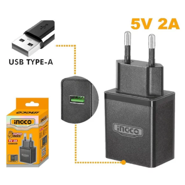 1 آداپتور شارژر اینکو مدل FCLI120502 - تصویر 1