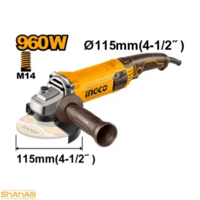 مینی فرز دسته بلند 960 واتی اینکو مدل AG9608