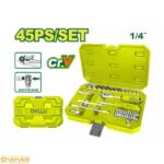 ست بکس 1/4 اینچ 45 عددی دایلو مدل DTST4D45