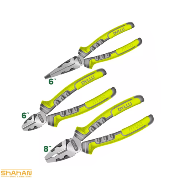 ست انبر 3 عددی حرفه ای دایلو مدل DTPS0613 - تصویر 2