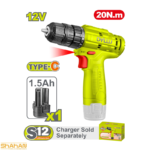 دریل پیچ گوشتی شارژی 12 ولت دایلو مدل DTCDS510