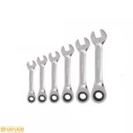ست آچار یکسر جغجغه کوتاه 6 عددی دایلو مدل DTSP6406 - تصویر 2