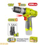 دریل پیچ گوشتی شارژی چکشی 12 ولت دایلو مدل DTCDS540