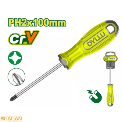 پیچ‌گوشتی چهارسو مغناطیسی دایلو مدل DTSD2224