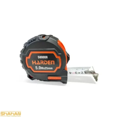 خرید متر روکش دار 5 متری نوار پهن 25 میلی متری هاردن مدل 580008