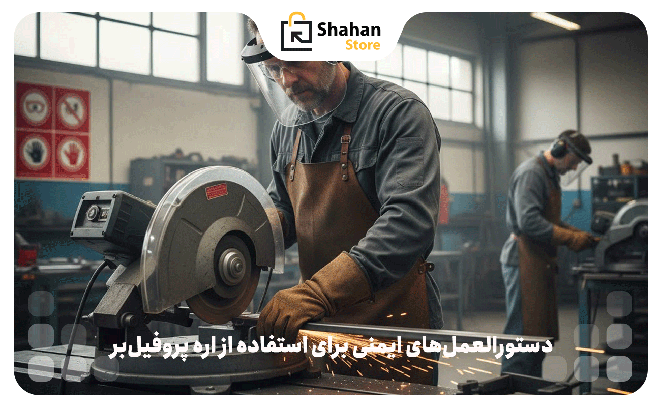 دستورالعمل‌های ایمنی برای استفاده از اره پروفیل‌بر