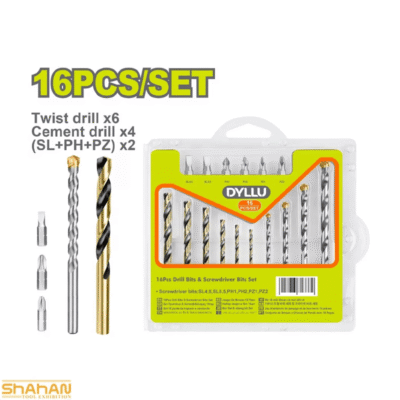 خرید ست 16 عددی مته و سر پیچ گوشتی دایلو مدل DTMJ4165