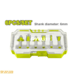 خرید ست 6 عددی تیغ اور فرز نجاری شفت 6 میلی متر دایلو مدل DTRKSR0106