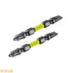ست 2 عددی سر پیچ گوشتی دو سر PH2 چهارسو و تخت 65 میلی متر S2 دایلو مدل DTSV3K63 - تصویر 2