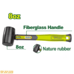 خرید چکش پلاستیکی 220 گرمی دسته فایبر دایلو مدل DTHM7301