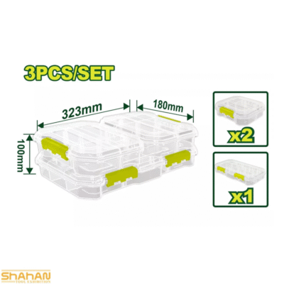 خرید ست 3 عددی جعبه اورگانیزر دایلو مدل DTTB8343