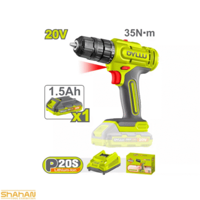 خرید دریل پیچگوشتی 20 ولت 2 باتری دایلو مدل DTCDP512