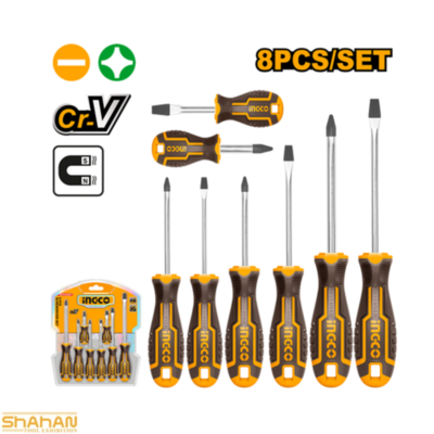 خرید ست پیچ گوشتی 8 عددی اینکو مدل HKSD0828