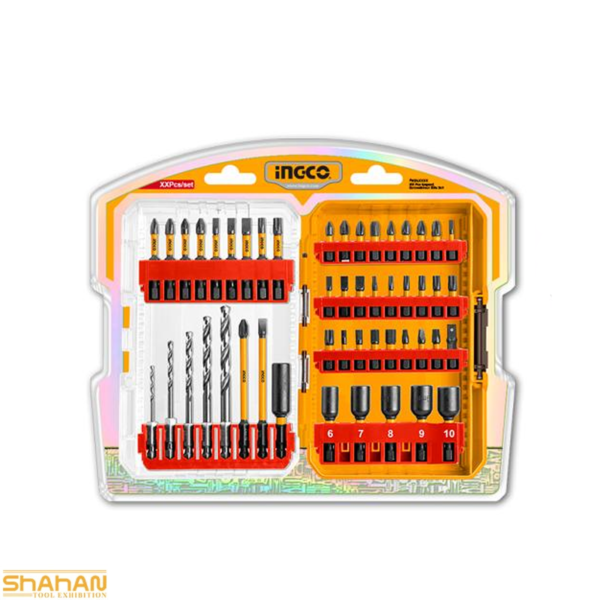 ست بیت سر پیچگوشتی و مته 49 عددی اینکو مدل AKDL24906 - تصویر 3