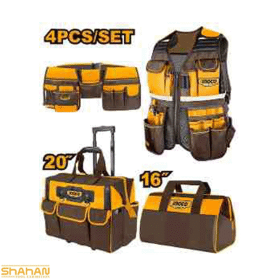 خرید ست 4 عددی کیف ابزار اینکو مدل COS230910