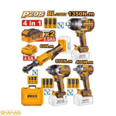 خرید ست ترکیبی 4 تکه شارژی اینکو مدل COSLI250783