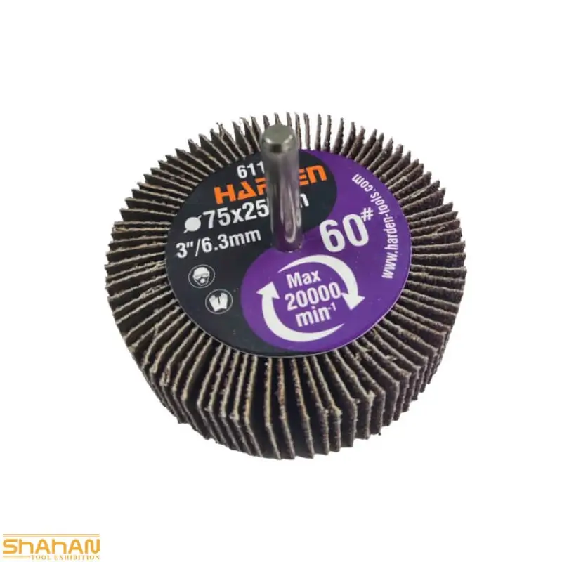 611714 سمباده پرهای (Flap Wheel) هاردن مدل 611714 - تصویر 1