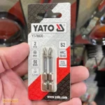 بیت 2عددی سر پیچ‌گوشتی یاتو مدل YT-78020 (سایز PH1 - طول ۵۰ میلی‌متر) - تصویر 3