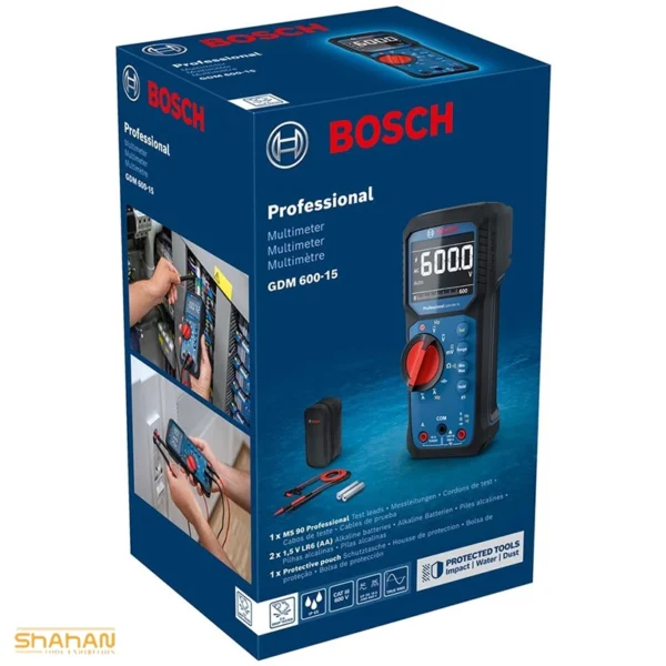 مولتی‌متر دیجیتال بوش مدل GDM 600-15 Professional (True RMS) - تصویر 2