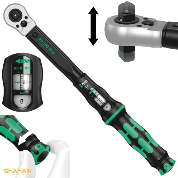 آچار ترکمتر ورا Wera مدل Click-Torque C 3 - تصویر 2