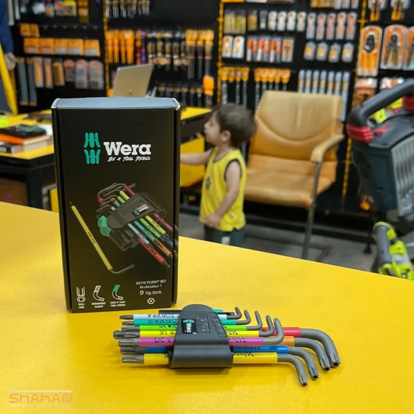ست ۹ عددی آچار ستاره‌ای ورا Wera مدل 967/9 TORX® BO - تصویر 2
