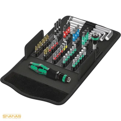 ست پیچ‌گوشتی و بکس کمپکت ورا Wera مدل Kraftform Kompakt 100