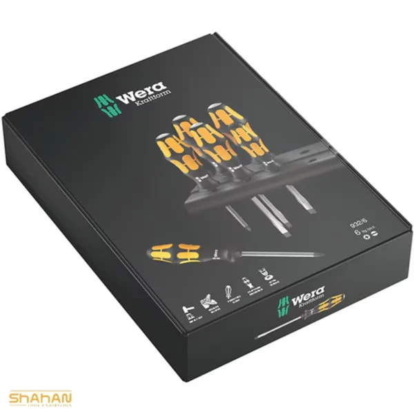 ست پیچ گوشتی 6 عددی ضربه خور ورا مدل Wera 932/6 Rack | کد 05018292001 - تصویر 2