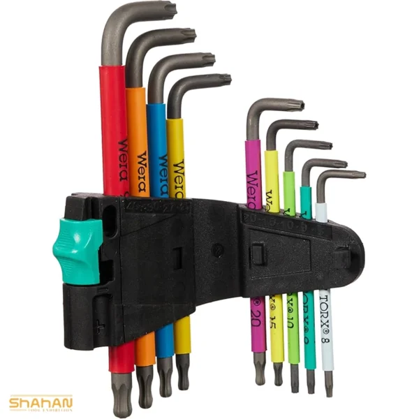 ست ۹ عددی آچار ستاره‌ای ورا Wera مدل 967/9 TORX® BO - تصویر 3