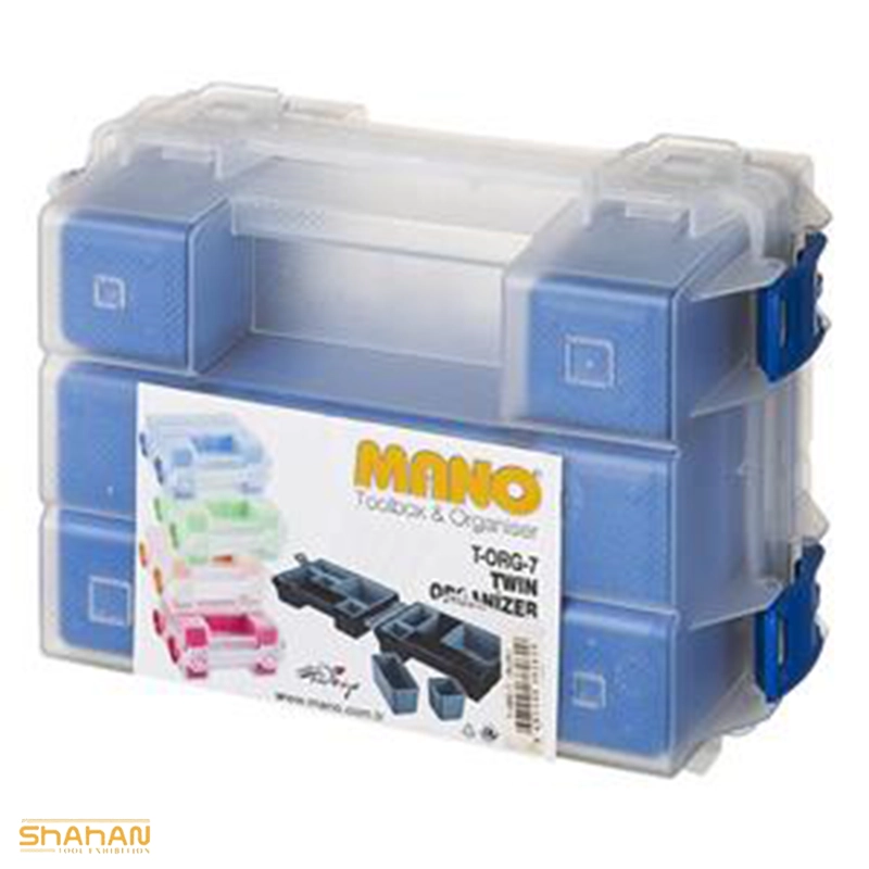 T-ORG-7 mano جعبه ابزار مانو (2) جعبه ارگانایزر دوقلو (Twin Organizer) مانو مدل T-ORG-7 - تصویر 1